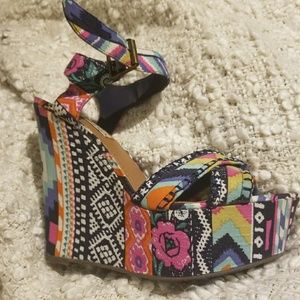 Fun Steve Madden wedges.